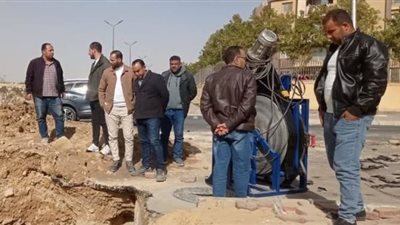 بيان هام من رئيس جهاز 15 مايو بشأن ملف المياه فى المدينة.. بالصور