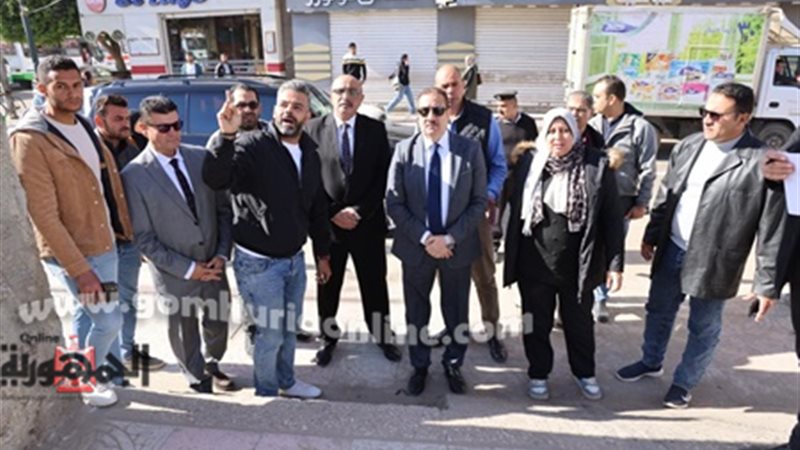 محافظ المنوفية خلال