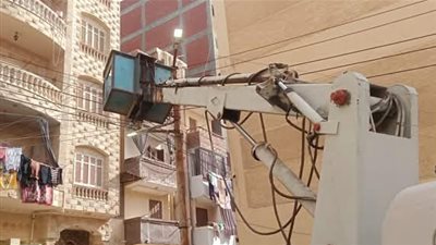 رفع كفاءة وصيانه الانارة العامة فى الشوارع وحول الكنائس بدسوق