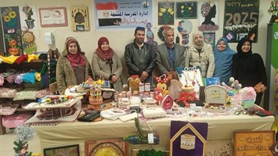 تعليم القليوبية تشارك فى معرض الوحدة المنتجة على مستوى 