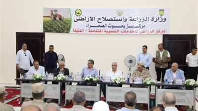 حصاد الأنشطة البحثية والارشادية والخدمية لمركز بحوث الصحراء