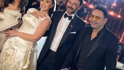 مصطفى قمر يتألق بأجمل أغانيه في حفل زفاف مي فاروق ومحمد العمروسي