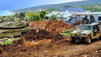 الجيش الإسرائيلي يتوغل في خمس مناطق بجنوب لبنان