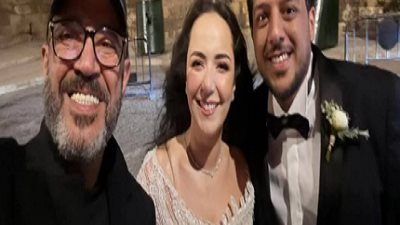 سارة درزاوي تتألق فى حفل زفافها بحضور أشرف عبد الباقي.. صور