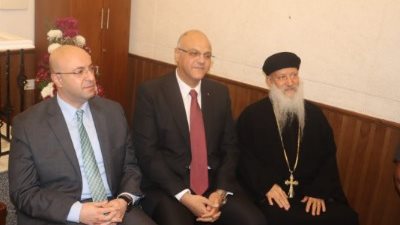 محافظ القليوبية يشهد قداس عيد الميلاد المجيد بالكنيسة الإنجيلية