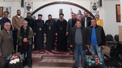 قيادات جهاز 15 مايو يقدمون التهنئة للكنائس بالمدينة بمناسبة أعياد الميلاد