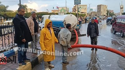 سقوط أمطار متوسطة علي مدن المنوفية و غزيرة علي أشمون