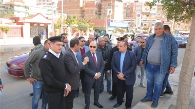 محافظ كفرالشيخ يتفقد أعمال الرصف بشارع الجيش