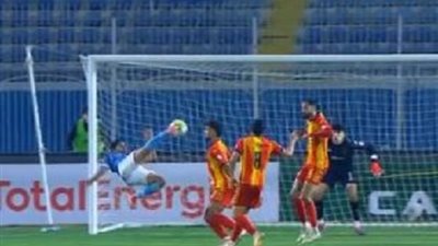 هدف إبراهيم عادل في شباك الترجي ضمن الأفضل في دوري الأبطال