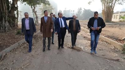 وزير الزراعة يتفقد أعمال تطوير المتحف الزراعي