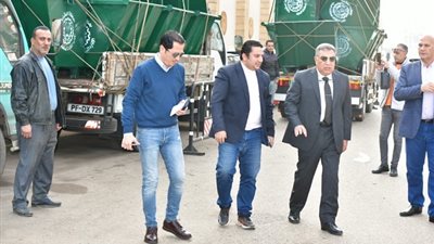 استلام أولي دفعات الحاويات الحديدية لجمع القمامة بالدقهلية