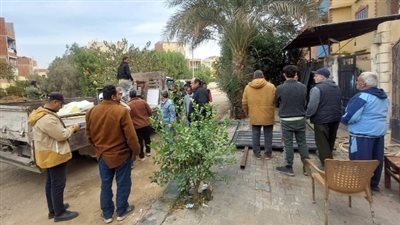جهاز بدر يغلق 9 ورش وكافتيريا ويزيل مشتل زرع بالتعاون مع شرطة التعمير.. صور