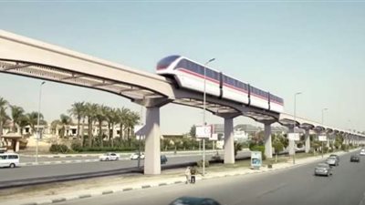 أول ظهور لتصميم قطار مونوريل العاصمة الإدارية و6 أكتوبر.. فيديو وصور