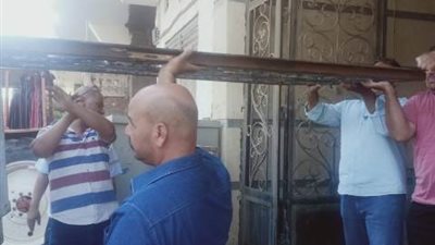 حى بولاق الدكرور يشن حملات موسعه علي مخالفات البناء
