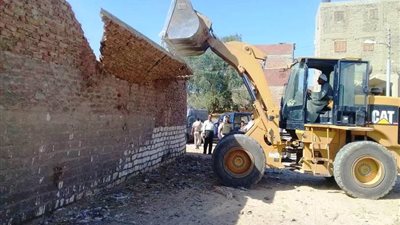 إزالة 57 حالة تعد.. وتحرير 3660 مترا من أملاك الدولة بسوهاج