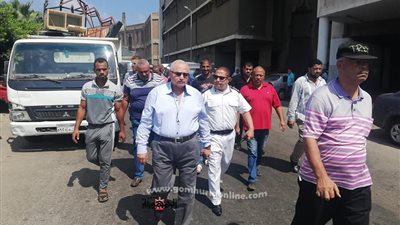 حملة لازالة فوضى سوق الجمعة من قلب المدينة