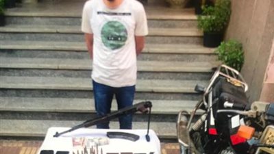 صقور مركز بنها يضبطون المنشاوي بالحشيش قبل ترويجه علي عملائه