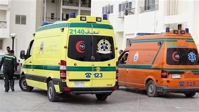 إصابة سيدة وطفليها فى حادث انقلاب سيارة بمحور صفط اللبن