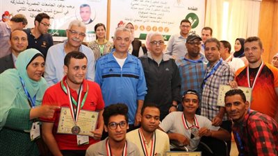 بالأسماء نتائج مسابقات القرآن الكريم و الحديث و الشعر و المعلومات باسبوع شباب الجامعات لمتحدى الإعاقة.. صـــور