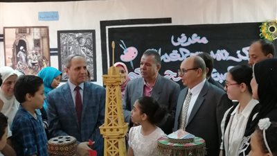 افتتاح معرض تنمية القدرات والمبدعين بإدارة شرق الفيوم التعليمية