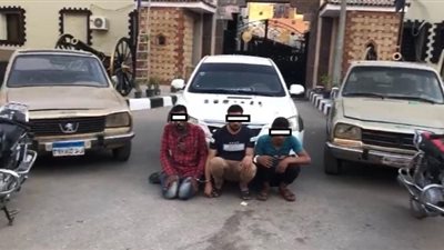 مباحث أسيوط تضبط أخطر عصابة لسرقة السيارات والدراجات النارية