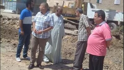 جولة السكرتير العام لمحافظة السويس لمتابعة المرافق والخدمات بحي الأربعين