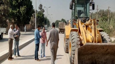محافظ الجيزة يوجه بمتابعة المرور على طرق برقاش والمنشيه