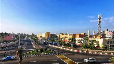 رجب: تجميل وتطوير شوارع دمياط الجديدة للحد من حوادث الطرق بالصور