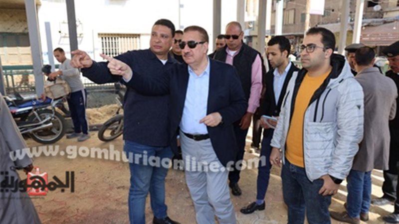 محافظ المنوفية خلال