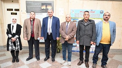 نائب رئيس جامعة الفيوم يتفقد امتحانات الدراسات العليا