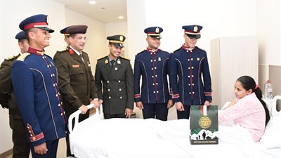 طلاب الكليات العسكرية المصرية في زيارة لـ مستشفى أهل مصر
