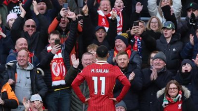 صلاح أول لاعب بالدوريات الكبرى يساهم فى 40 هدفا الموسم الحالي
