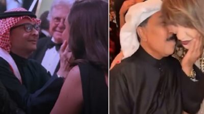 قُبلة جديدة لـ عبدالله الرويشد بعد أزمة عبد المجيد وأنغام