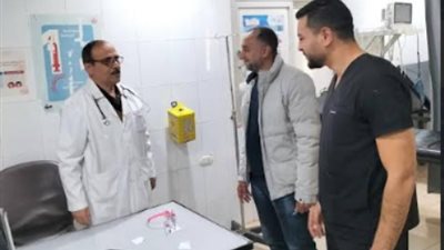 مدير ادارة المستشفيات يتفقد مستشفى سفاجا المركزي