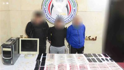 ضبط تشكيل عصابى تخصص فى تقليد العملات الأجنبية وترويجها بالقاهرة