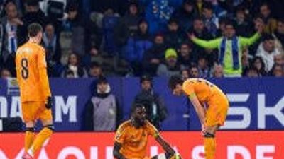 إسبانيول يخطف الفوز من ريال مدريد بهدف في الوقت القاتل