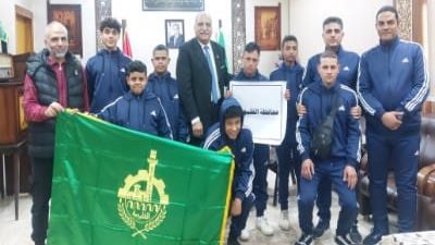 مدير تعليم القليوبية يستقبل فريق كرة القدم الخماسية للمدارس الفكرية