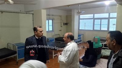مدير صحة البحيرة يتفقد مستشفى السخاوى و المركز الطبى بابو حمص