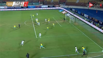 الزمالك يتقدم علي الإسماعيلى بهدف شلبي في الشوط الاول..فيديو