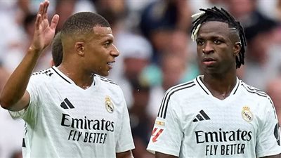 مبابي وفينيسيوس يقودان هجوم ريال مدريد أمام مانشستر سيتي