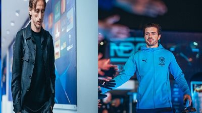 وصول لاعبو مانشستر سيتي وريال مدريد لملعب المباراة - شاهد