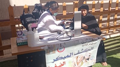 الكشف على ٦٩٤ مريضا فى قافلة بأرمنت جنوب غرب الأقصر