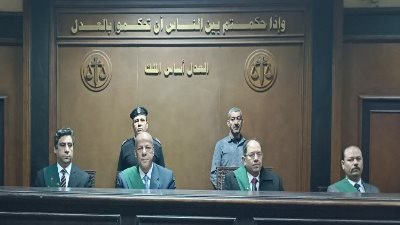 المشدد 15 سنة لـ11 متهماً اشعلوا النار بشخص بالخانكة