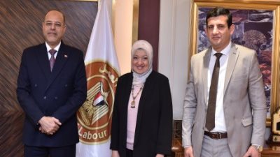 وزير العمل يبحث تفعيل التعاون مع الأمين العام لصندوق تطوير التعلي