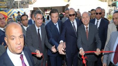 وزراء العمل والزراعة والتموين ومحافظ القاهرة يفتتحون معرض أهلا رمضان