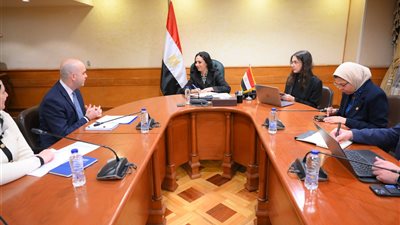 وزيرة التضامن تلتقي رئيس مكتب منظمة الهجرة الدولية لبحث تعزيز سبل التعاون