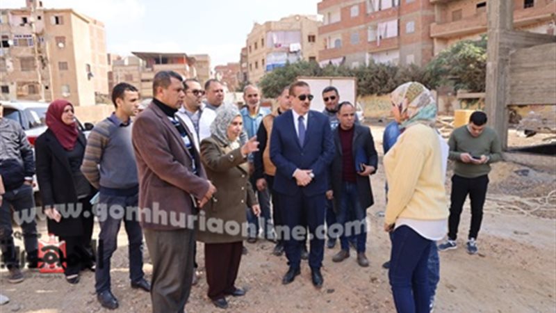 محافظ المنوفية خلال