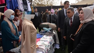 محافظ الدقهلية يفتتح ملتقى التوظيف ومعرض منتجات مراكز التدريب