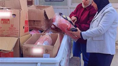 لانشون وبرجر ودواجن غير صالحة للإستهلاك الآدمي بأسواق دمياط