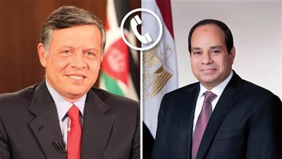 الرئيس السيسي يهنئ العاهل الأردني على نجاح العملية الجراحية